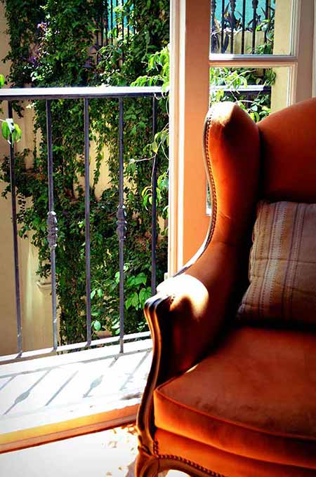 Luxury Rental Apartments Buenos Aires Sofa Orange Window French Balcony Day